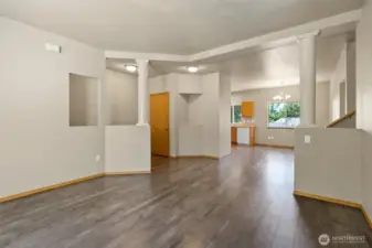 LVP runs through living and dining rooms