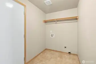 Laundry room on the lower level