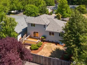Overhead view of home