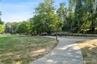 Nearby park has activities for the whole family, including a pickleball court, beaches, and trails for your health and pleasure.