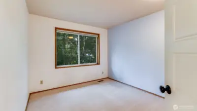 This is the 2nd of the 3 bedrooms upstairs.