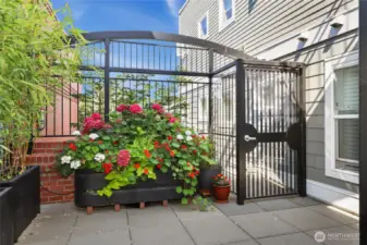 Secure gated entry