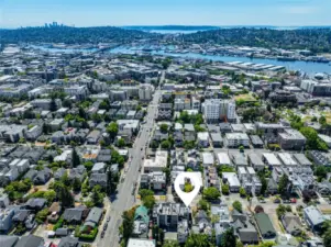 City skyline, Downtown Ballard, Puget Sound and beyond…