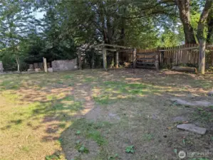 Potential space for shed
