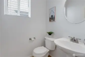 1/2 bath on main floor.