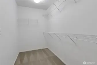 Walk in closet in Primary.