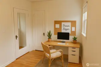 2nd bedroom - virtually staged