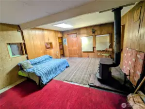 View into trailer portion of the bungalow