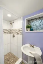 Bonus bathroom and shower has already been installed!