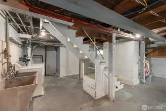 Extra storage, laundry, and slop sink make life a little easier