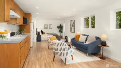 Separate entry studio apartment