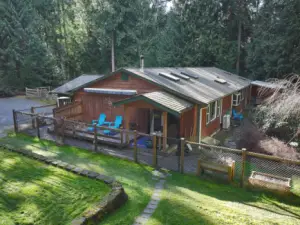 Fully fenced backyard.