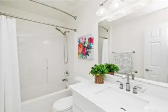 Hallway full bathroom.