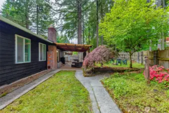 Plenty of backyard space to accommodate your needs