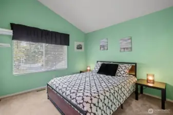 2nd Bedroom with Vaulted Ceilings!