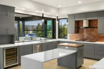 Kichen includes Wine Cooler
