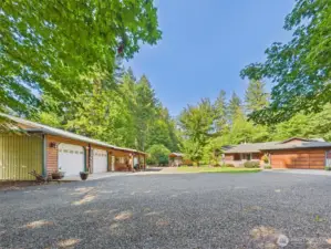 Beautiful home, shop and tiny home so well situated on the 2.74 acres.