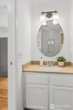 Main floor powder bath