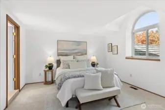 Elegant primary suite