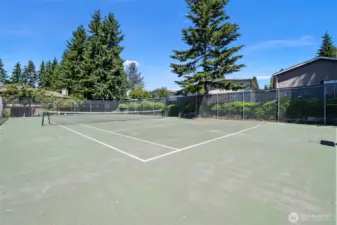 Big open athletic court