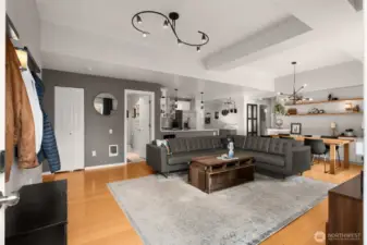 Very spacious living room area