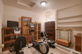 Bedroom #2 is Currently being used as workout room