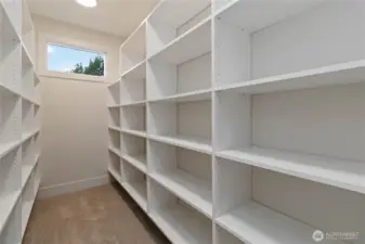 No shortage of storage! Huge closet upstairs.