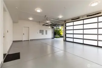 Spacious 3 car garage.