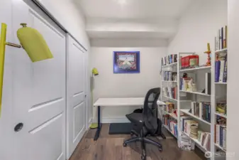 Office with a closet