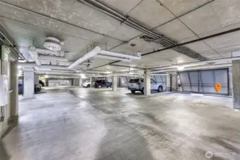 Designated parking space