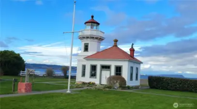 The historic Mukilteo Lighthouse at the community park.