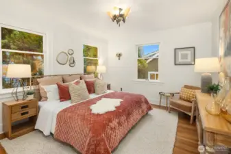 Large main floor bedroom