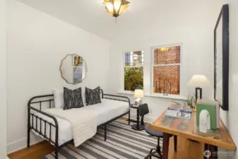 Second of two bedrooms on the main