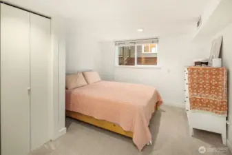 One of two lower bedrooms.