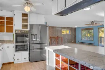 Newer fridge is a nice addition