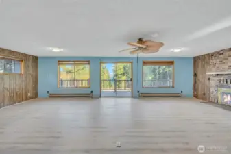 Plenty of room for family and friends to gather or for you to spread out and enjoy the solitude