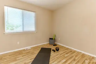 Another spare bedroom or workout room