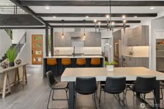 open concept kitchen