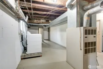 Oil Furnace in photo has been replaced with a new propane furnace.
