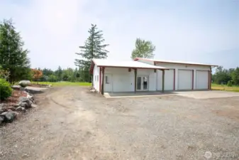Shop with additional living space.