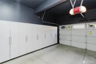 Garage with Cabinets