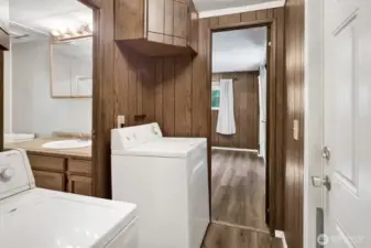 Washer and Dryer are included