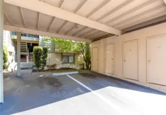 covered parking with storage