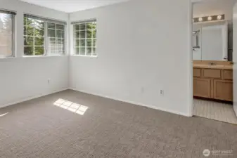 2nd of two bdrs with private bath.