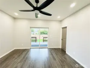 Master Bedroom, Off of Rear Deck , Large Walkin Closet