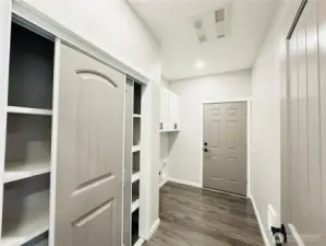 Utility Room Right off of kitchen, leading to Attached Garage