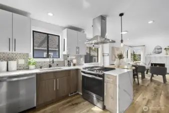 Gorgeous natural light throughout.