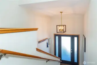 Downstairs to the main entry.