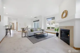 Another view of  the spacious livingroom.