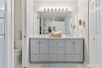 Beauifully updated primary bathroom